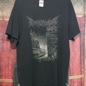 Temple Nightside Gildan Black Graphic Men's T-Shirt